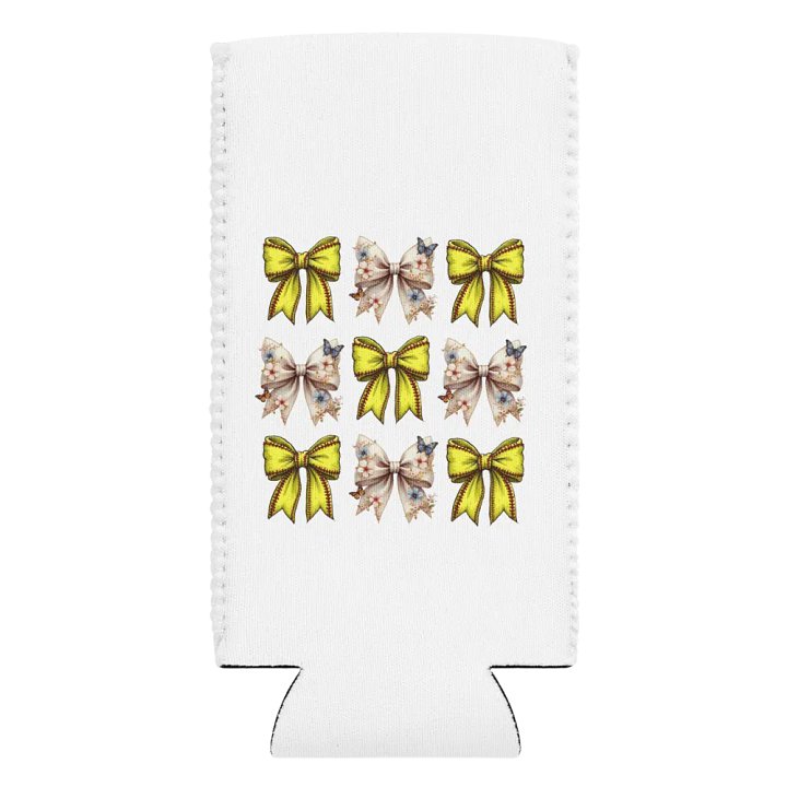 Spring Bows Softball Butterfly Breeze Can Cooler product image (2)
