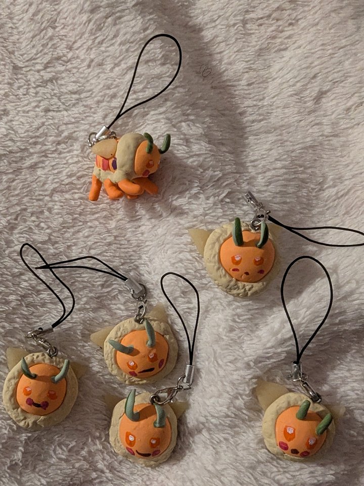 Lettie Face & Sculpted Handmade Polymer Clay Phone charm [LGBT Event Exclusive] product image (1)