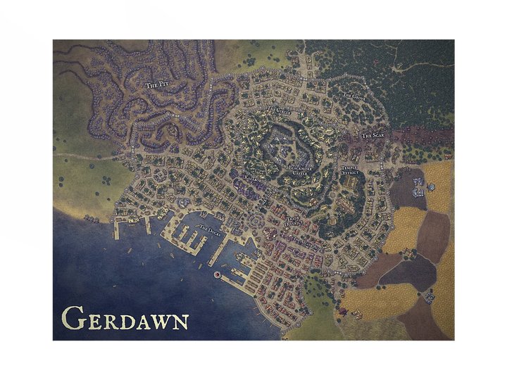 Gerdawn Map Poster product image (1)