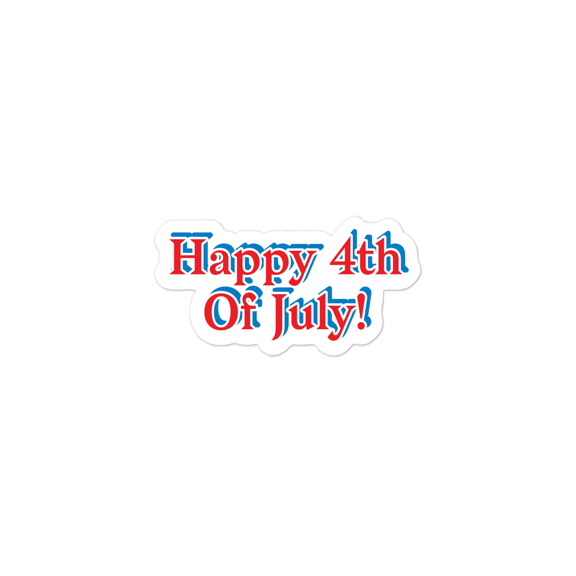 Happy 4th Of July Sticker product image (1)