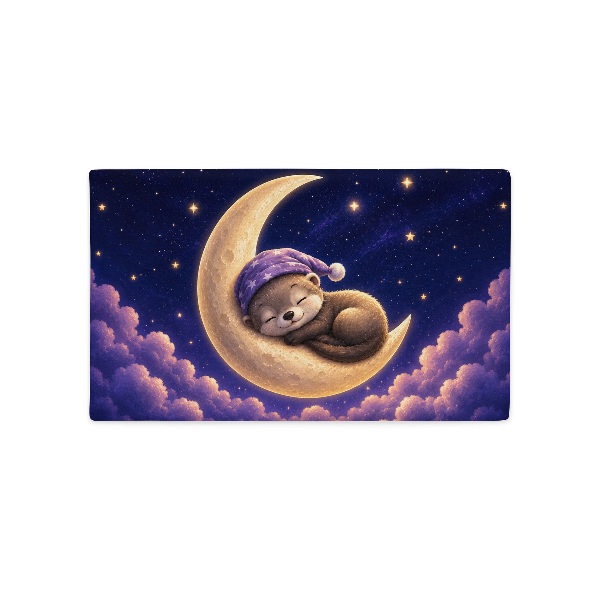 Moonlit Dreams – Crescent Moon Dreams Pillow Case product image (2)
