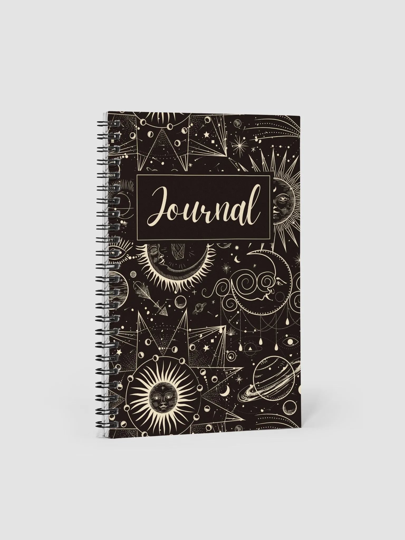 Celestial Faces Spiral Notebook product image (1)