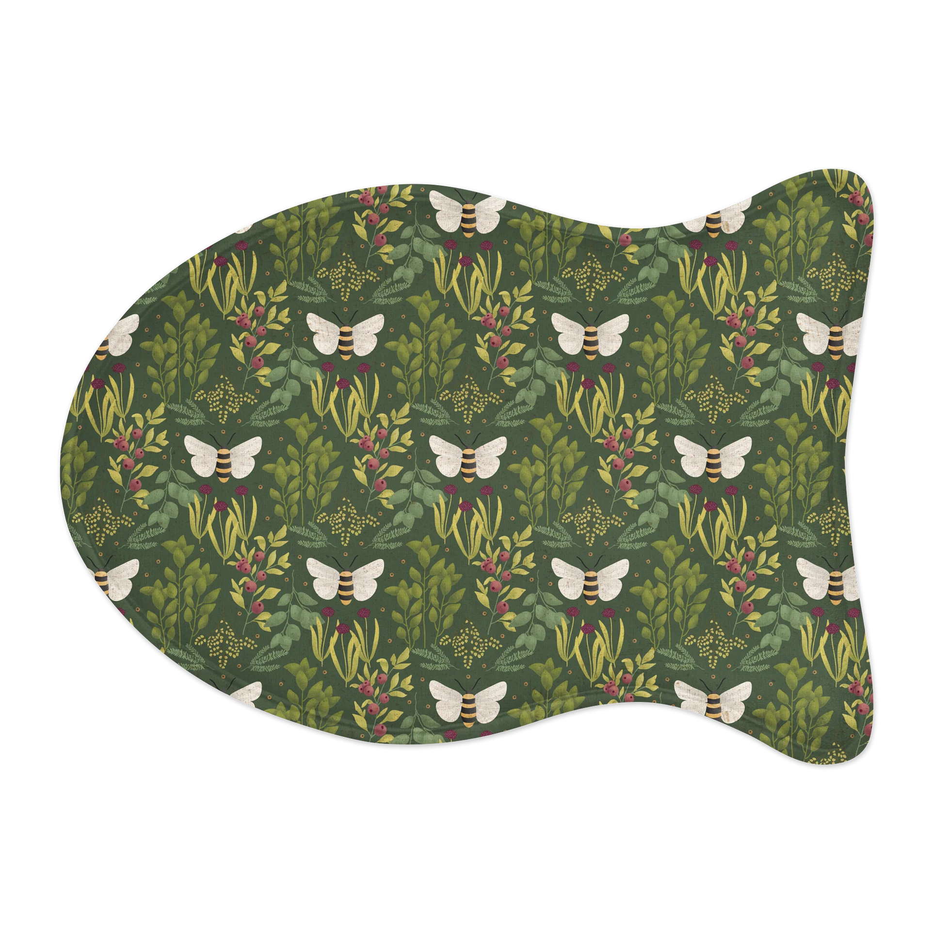 Bees and Foliage Pet Feeding Mat product image (2)