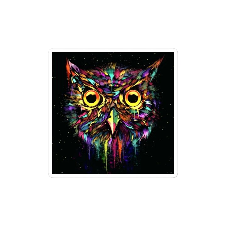Drippy Owl Magnet product image (1)