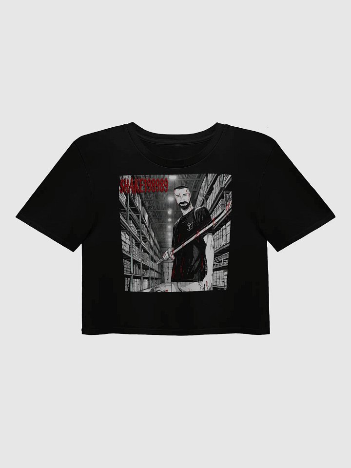 SHAKE198989 Distressed Red Crop Top product image (1)