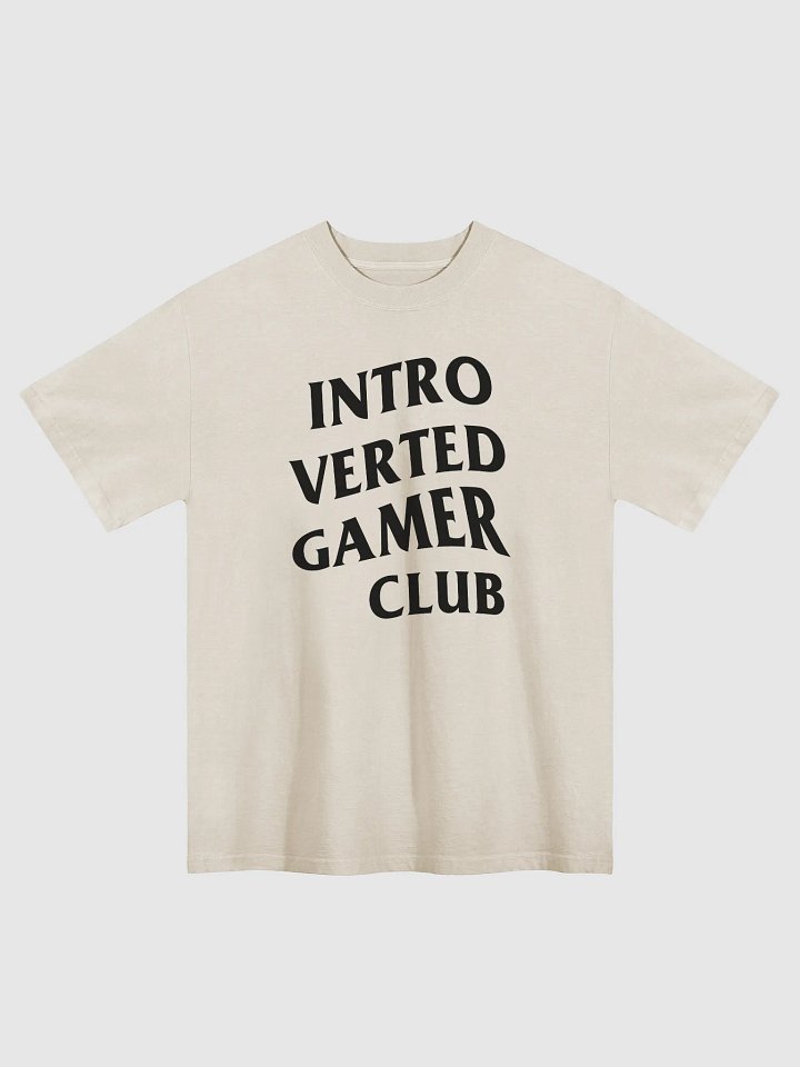 Introverted Gamer Club Oversized Tee product image (1)
