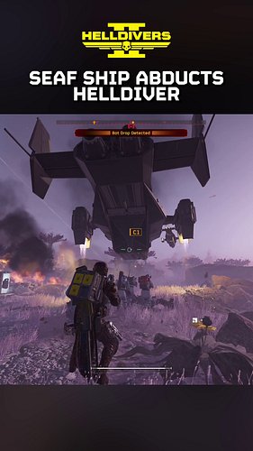 @c41ini got straight up ABDUCTED mid-game 😂 #helldivers2 #helldivers2gameplay #gaming #gamingclips #gamingfunny
