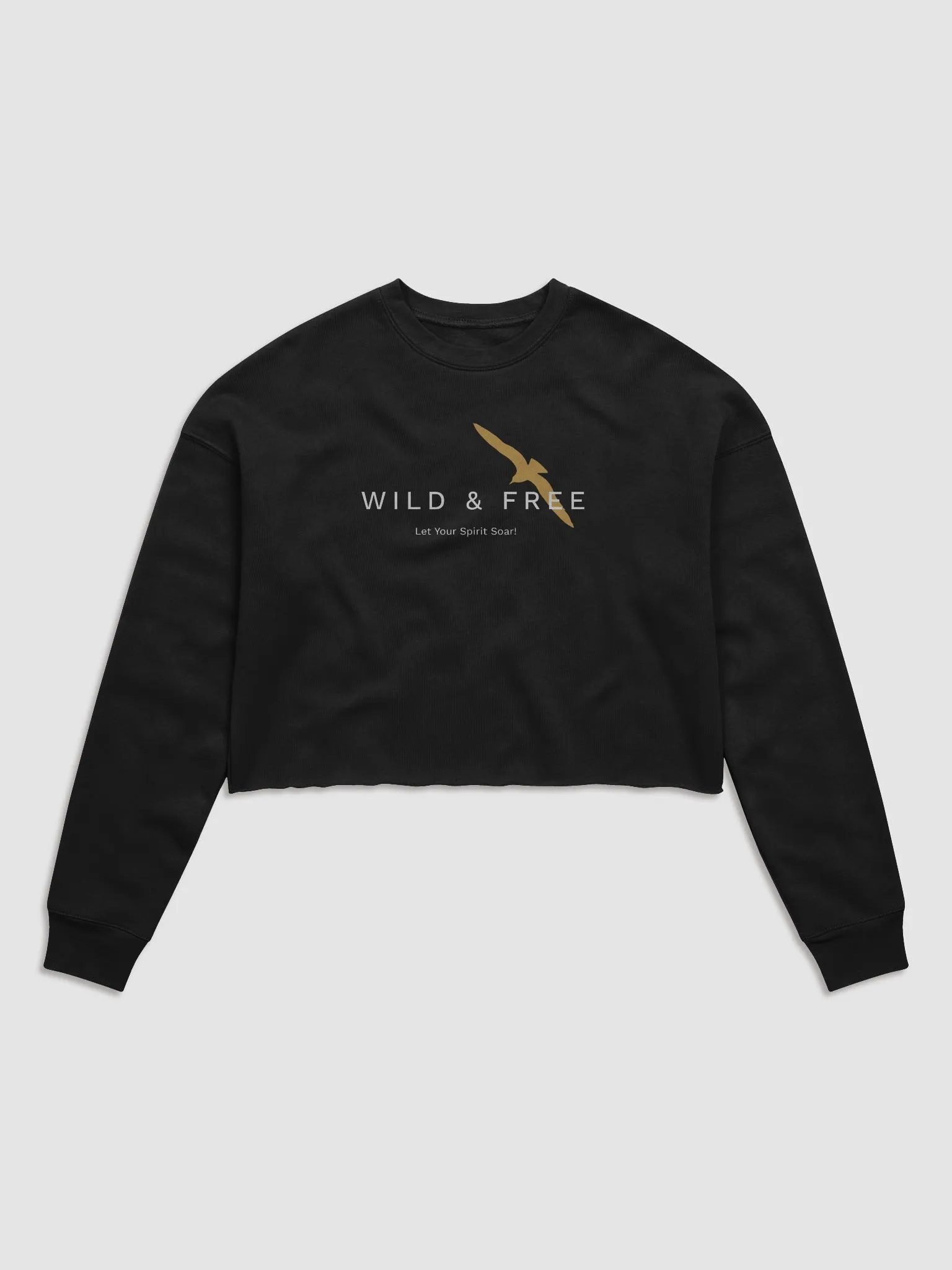 Wild & Free Fleece Crop Sweatshirt product image (1)