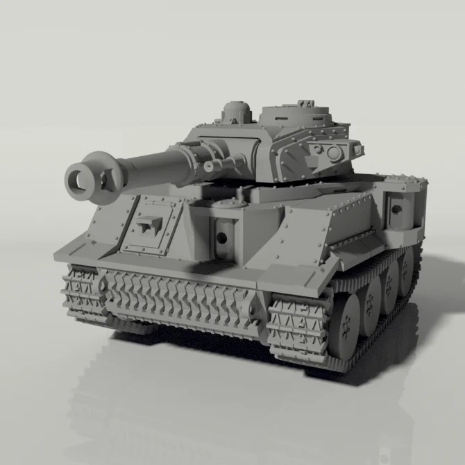 Grim Tiger Battle Tank STLs product image (2)