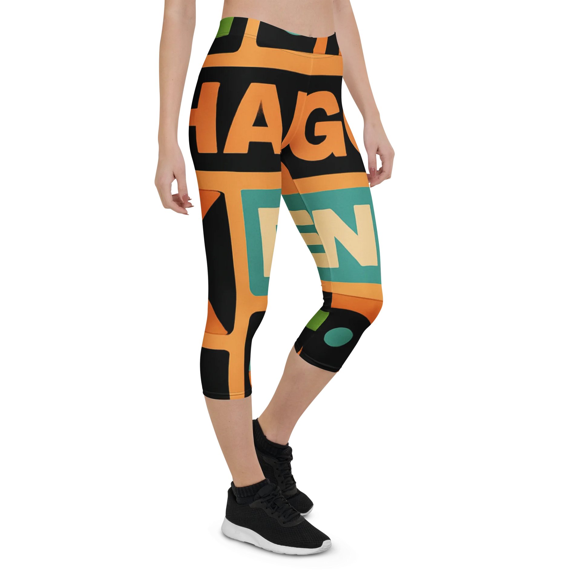 ''Philius Apparel'' All-Over Print Capri Leggings product image (6)