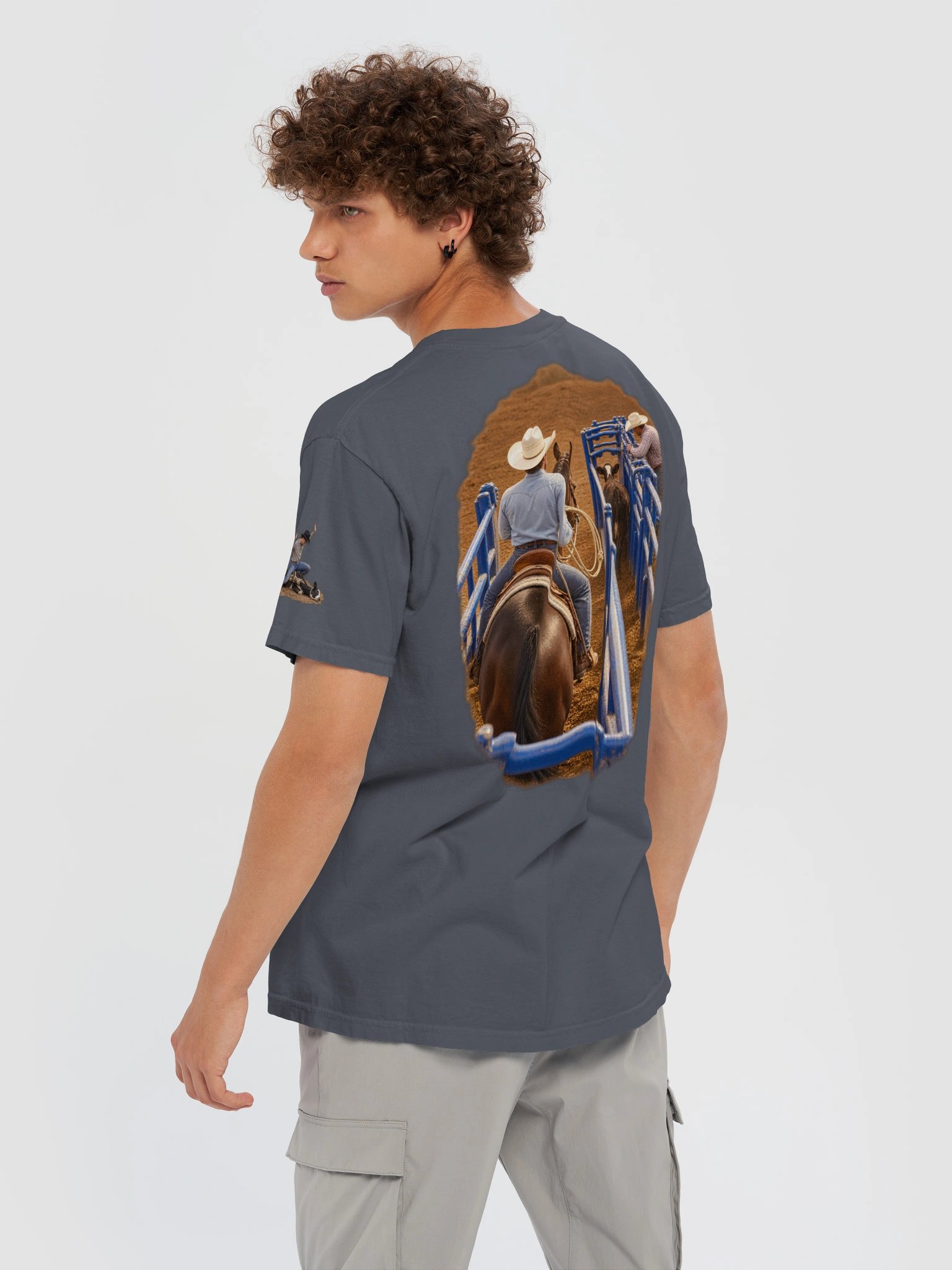 Calf Roping From Chute to Tie T-Shirt | BROKEN RODEO™ product image (98)