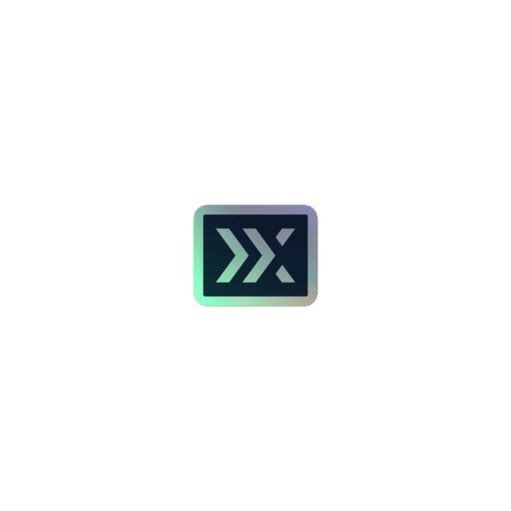 Blue Holographic Ludex Sticker product image (1)