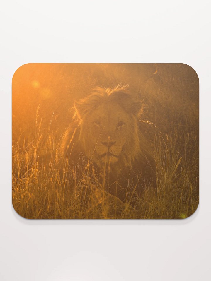 Sunrise Lion mouse pad have this on your desk product image (2)