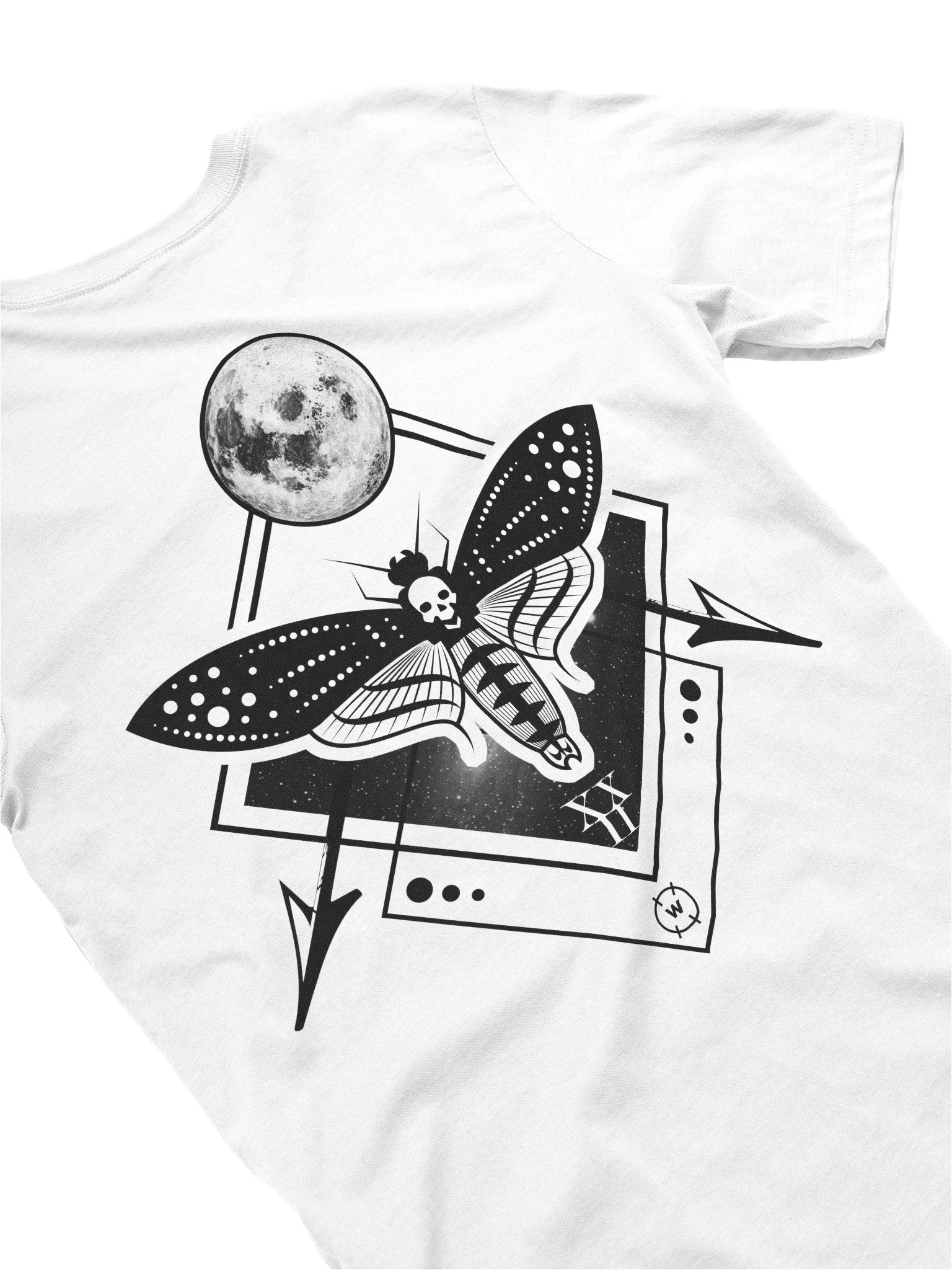 Death Moth with Moon Tee product image (4)