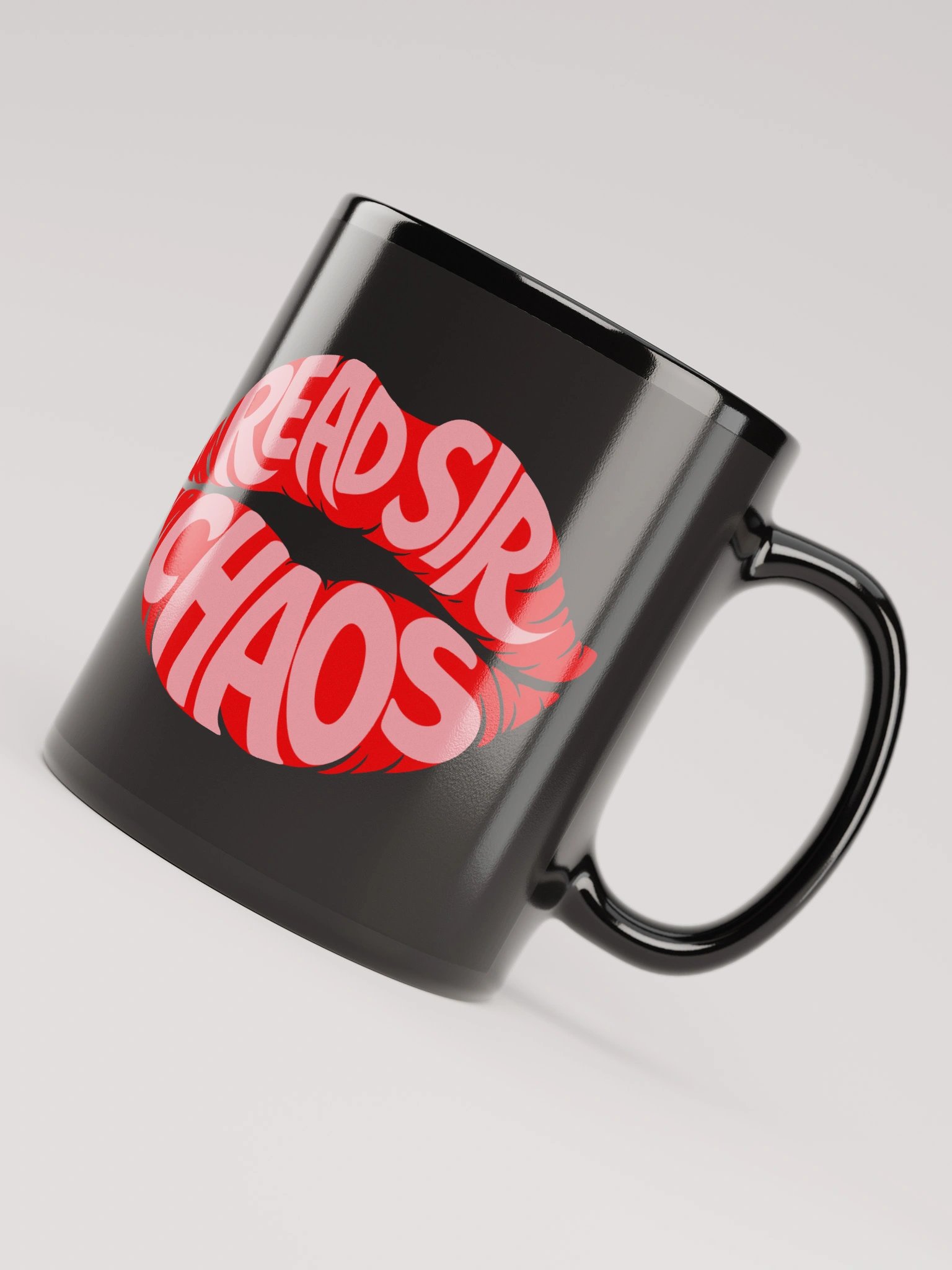 Read My Lips Black Mug product image (4)