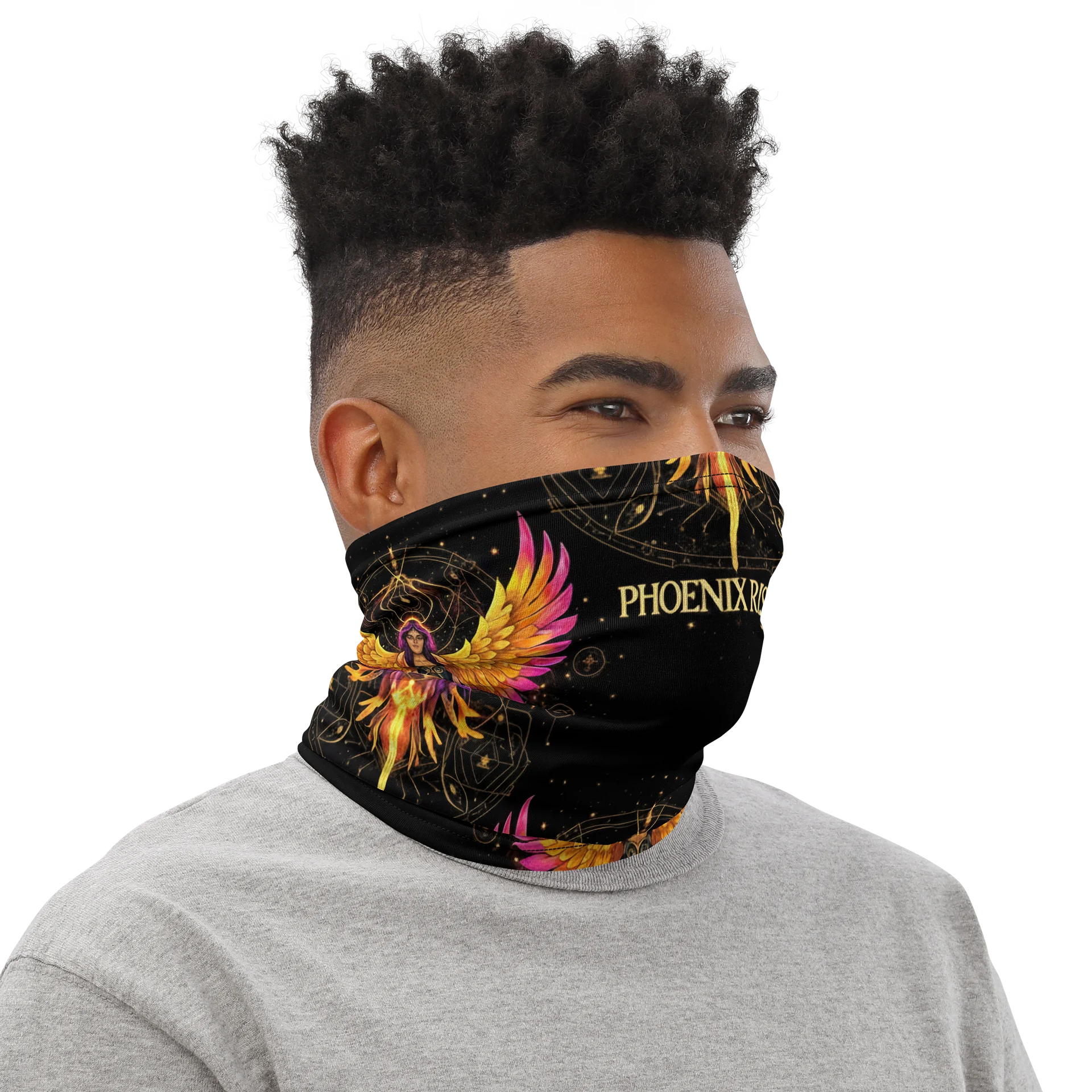 Phoenix Rising All-Over Print Neck Gaiter product image (2)