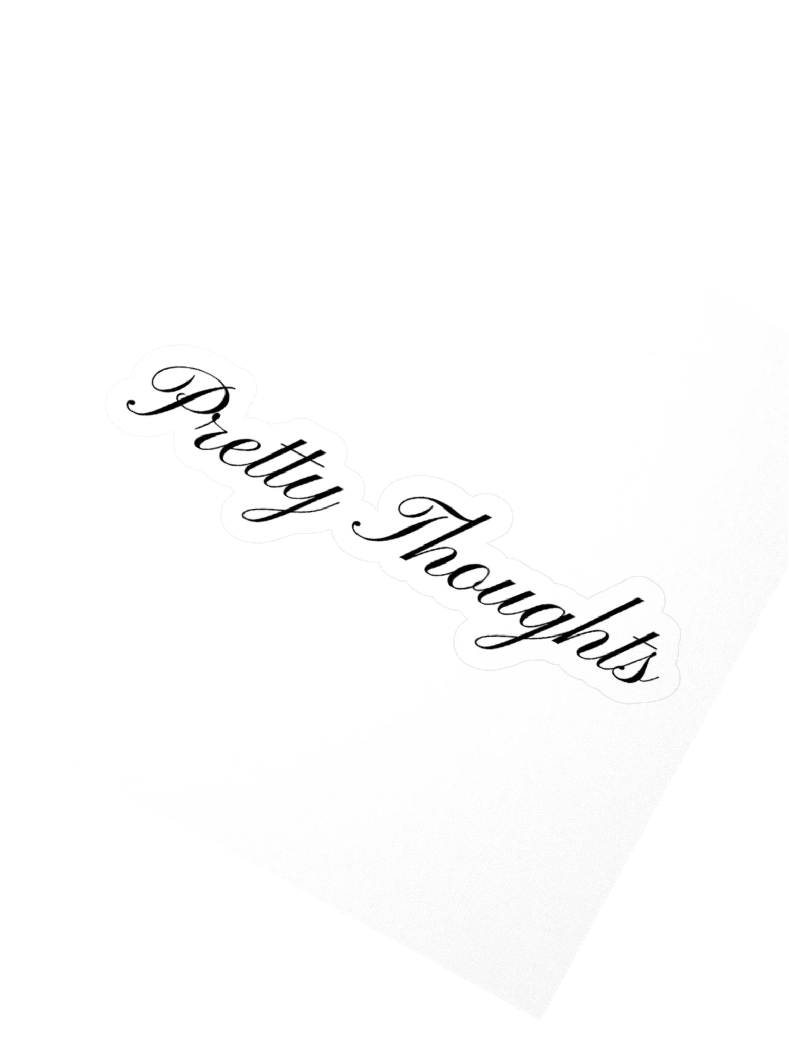 Pretty Thoughts Sticker product image (2)