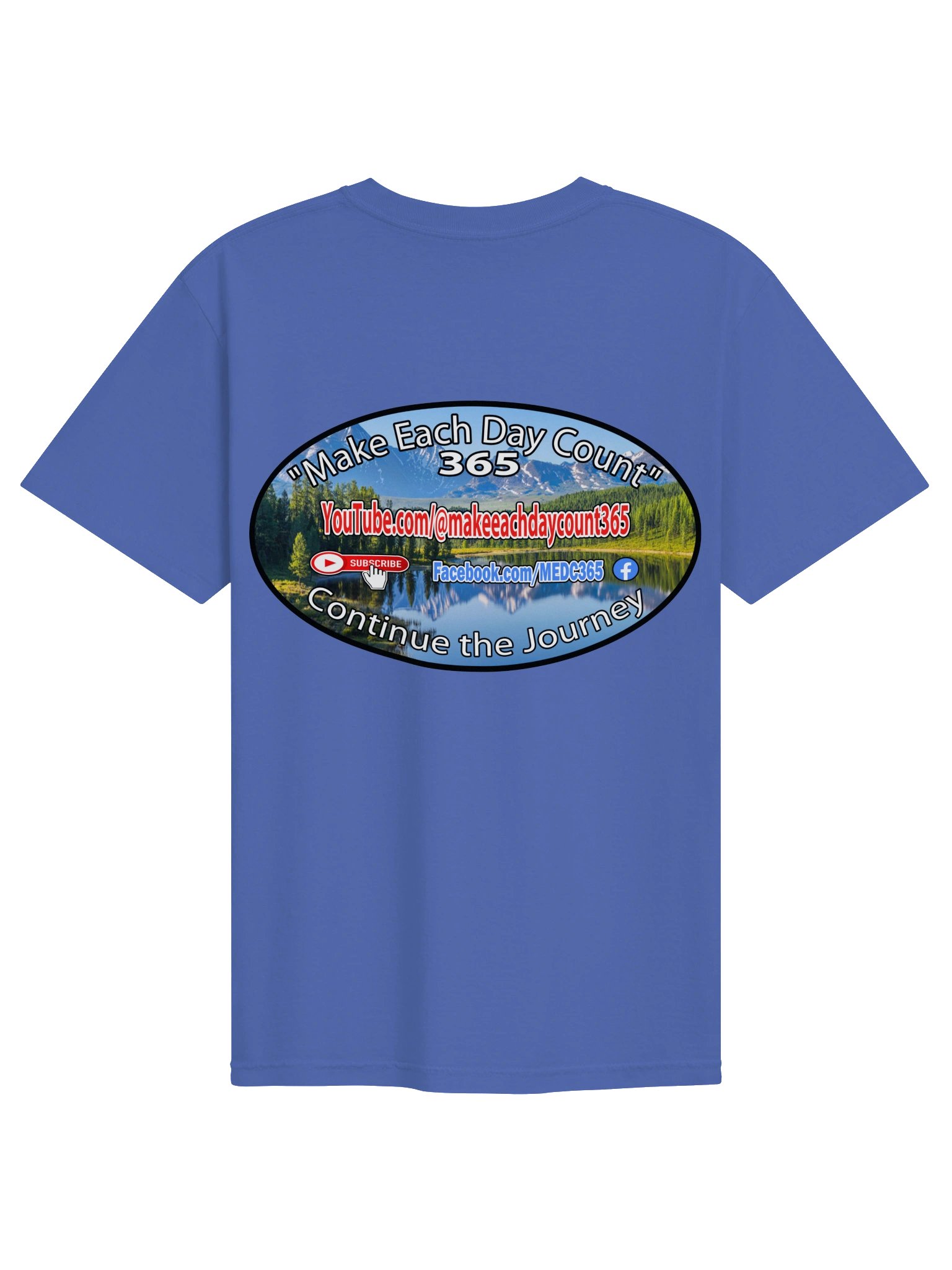 Official Make Each Day Count 365 T-Shirt (Back Only) product image (1)