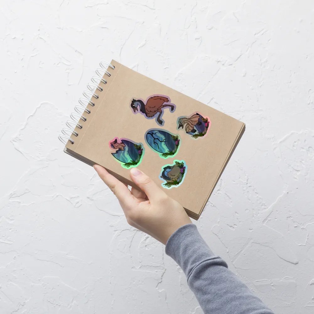 RAWR Tide Holographic Stickers product image (2)