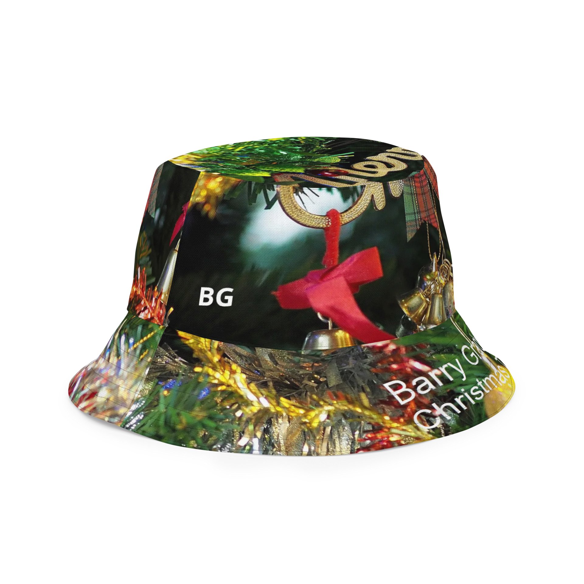 'Christmas Time (Far and Near)' Festive Reversible Bucket Hat product image (5)