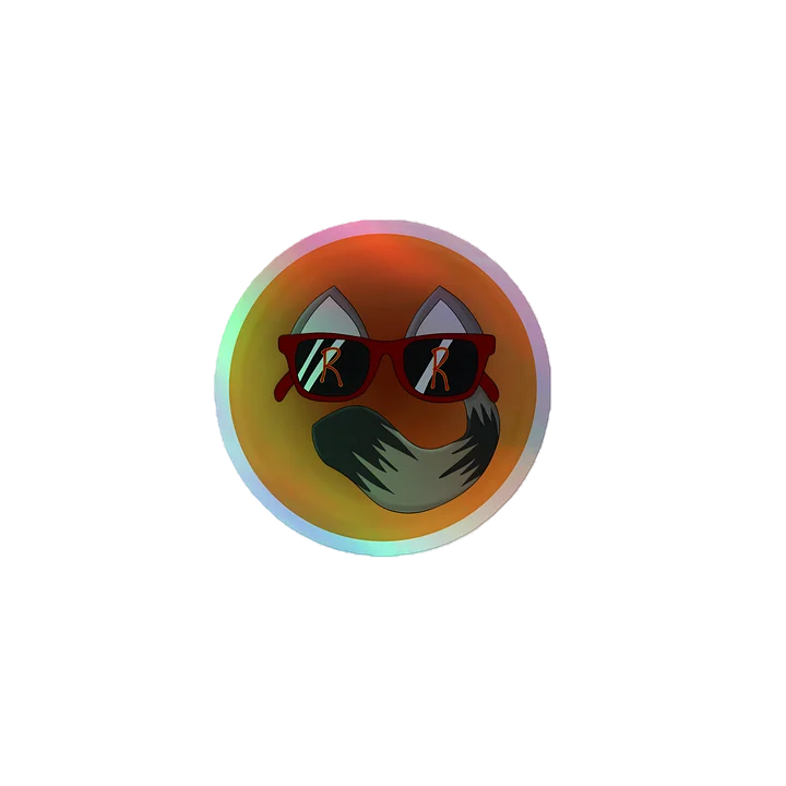 RespawnRaccoon Logo Holographic Sticker product image (1)
