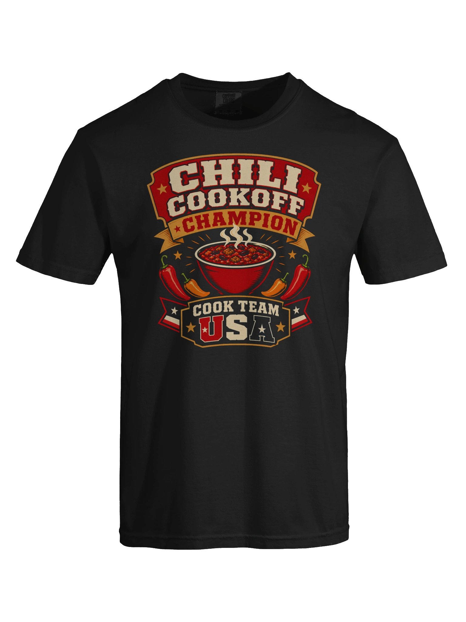 Chili Cookoff Champion T-Shirt | Bold Americana Cook Team Tee product image (10)