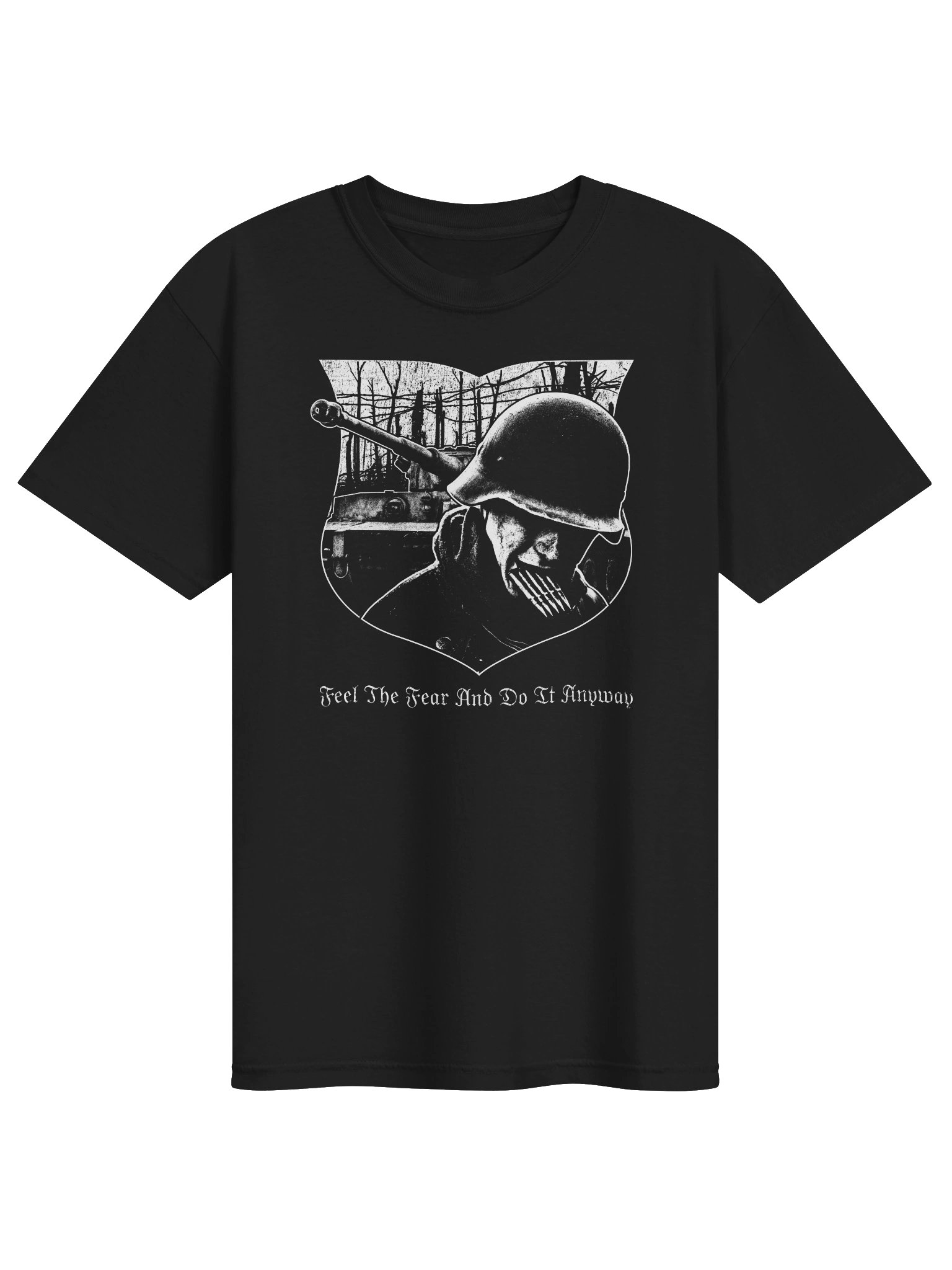 FEEL THE FEAR TSHIRT BACKPRINT product image (1)
