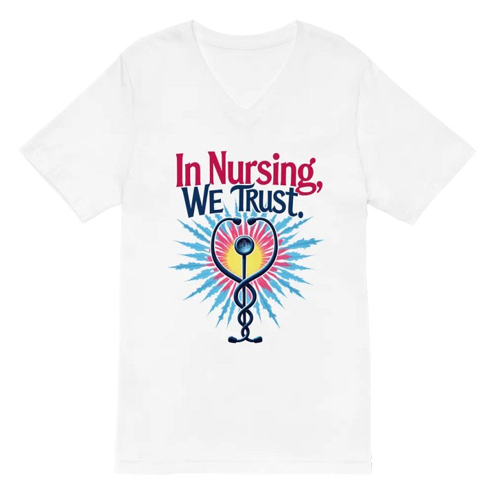 Trust in Nursing V-Neck Tee product image (2)