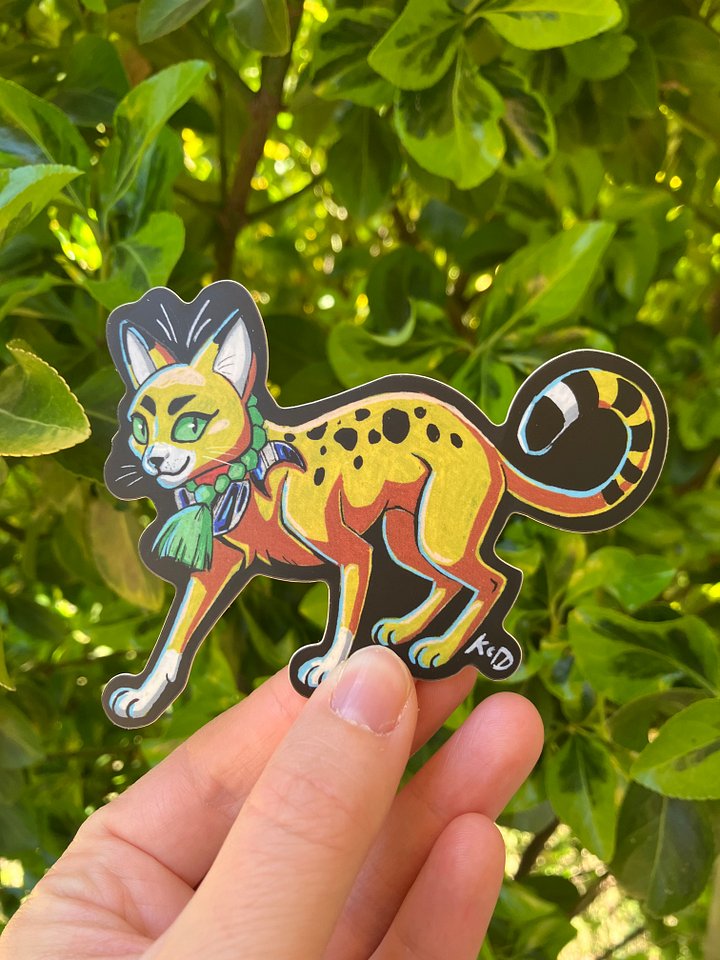 *NEW!* Toula - Vinyl Sticker product image (1)