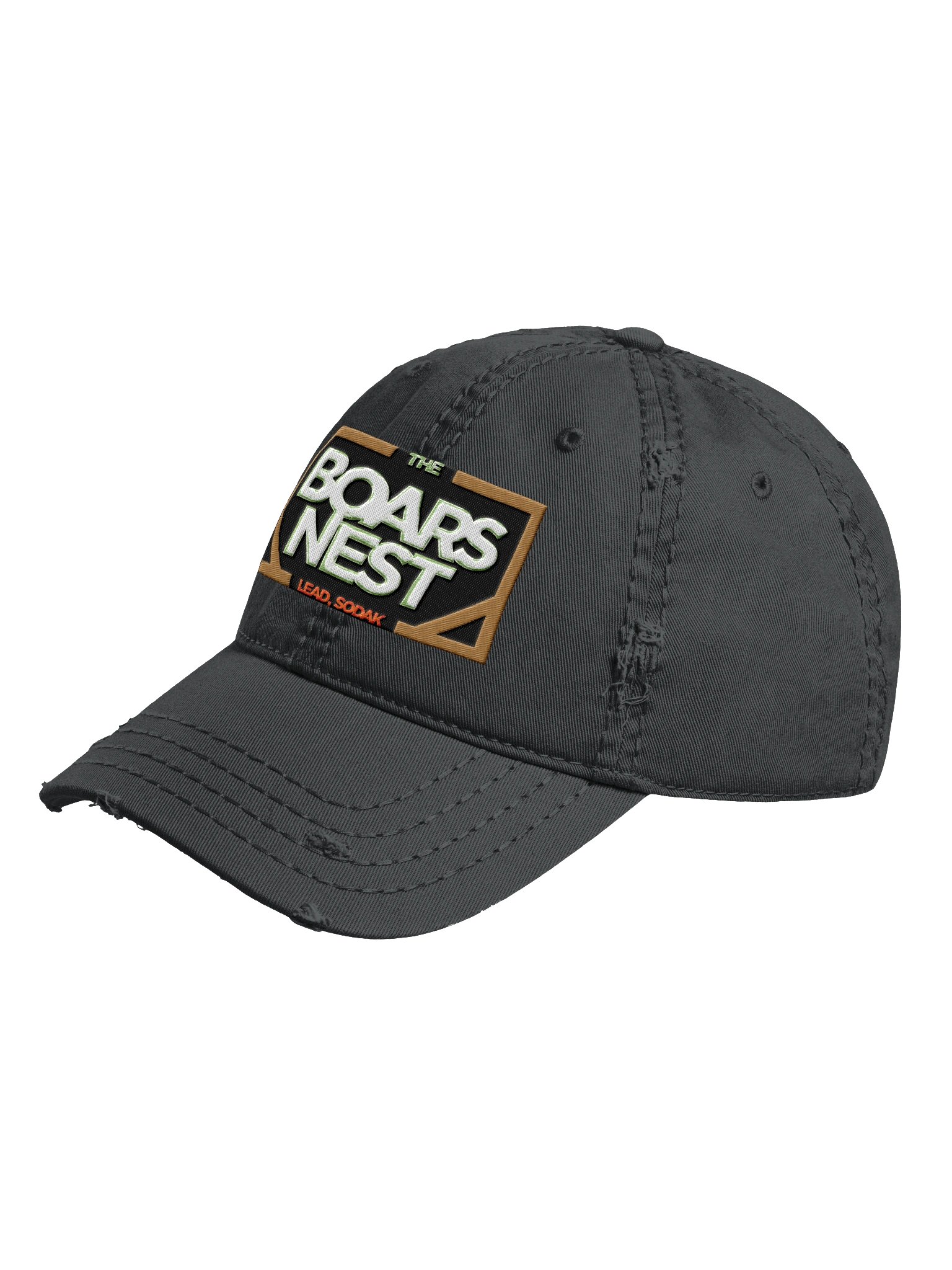 The Boars Nest Distressed Dad Hat product image (5)