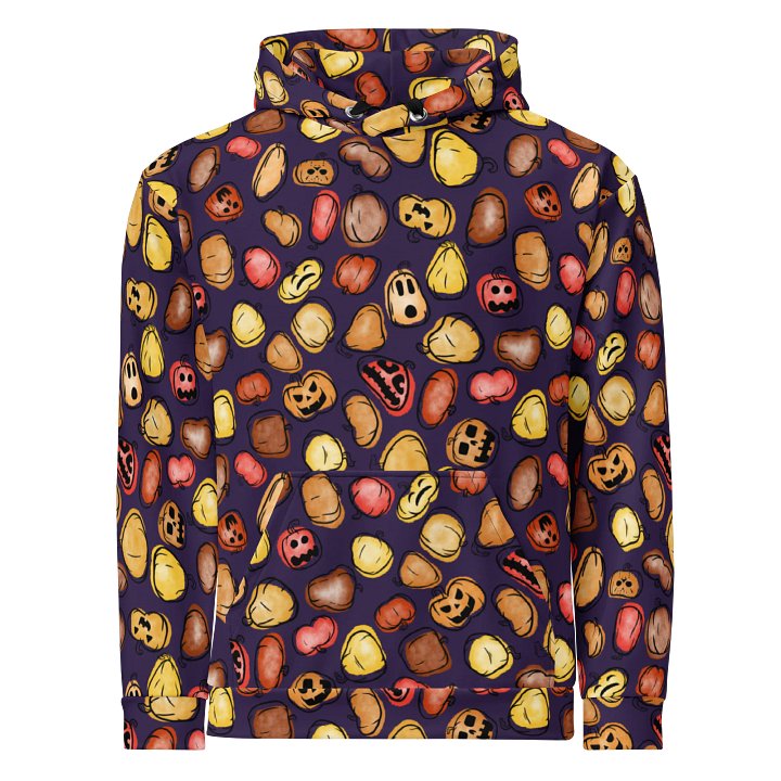 Recycled Unisex Hoodie - Gourdgeous II - Purple product image (1)