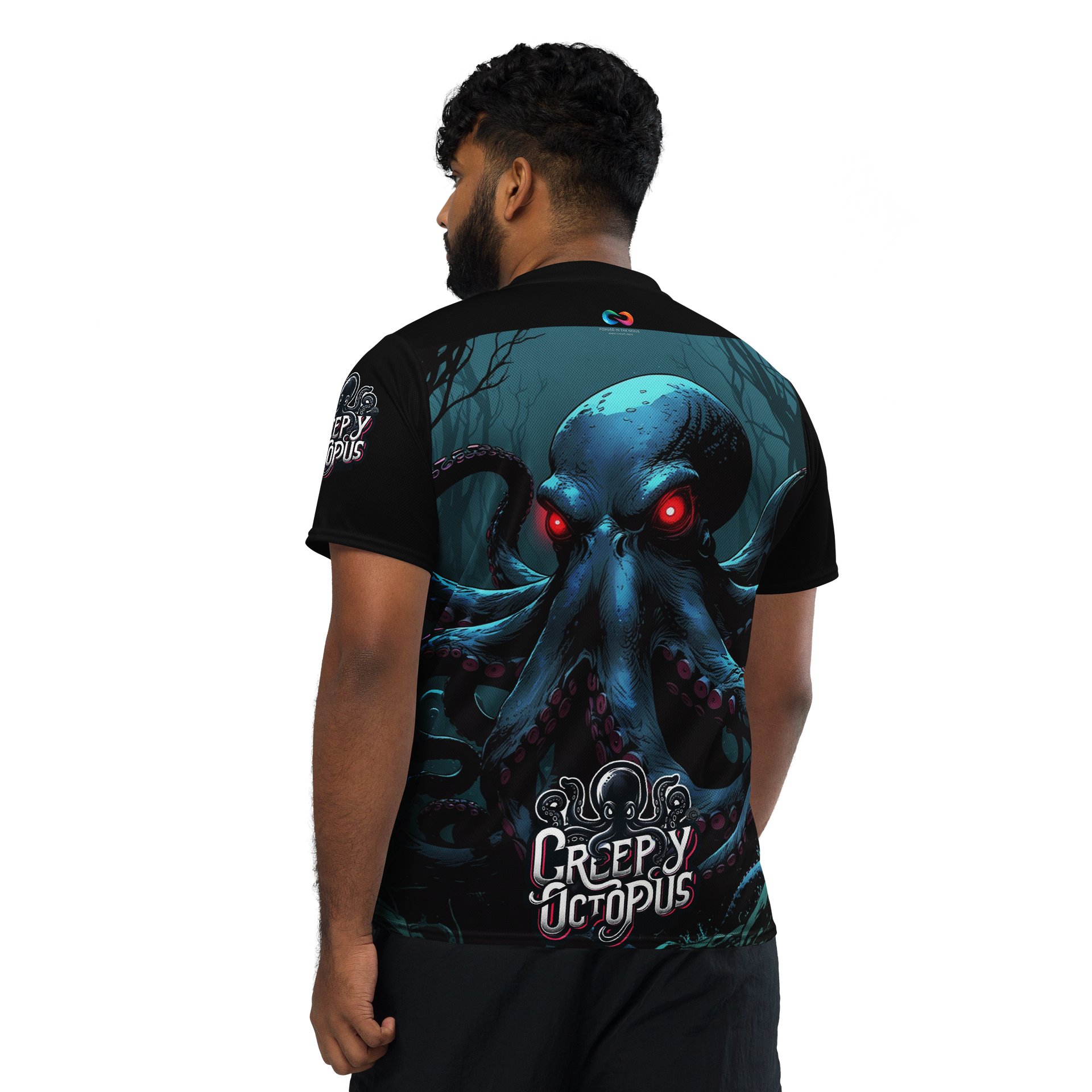 LIMITED EDITION - CNX Core All-over print Unisex Tee — Creepy Octopus 001 product image (5)