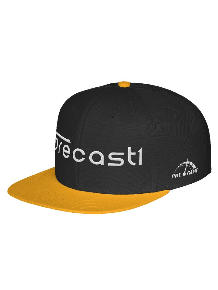 Forecast Black Snapback Flat Visor product image (2)