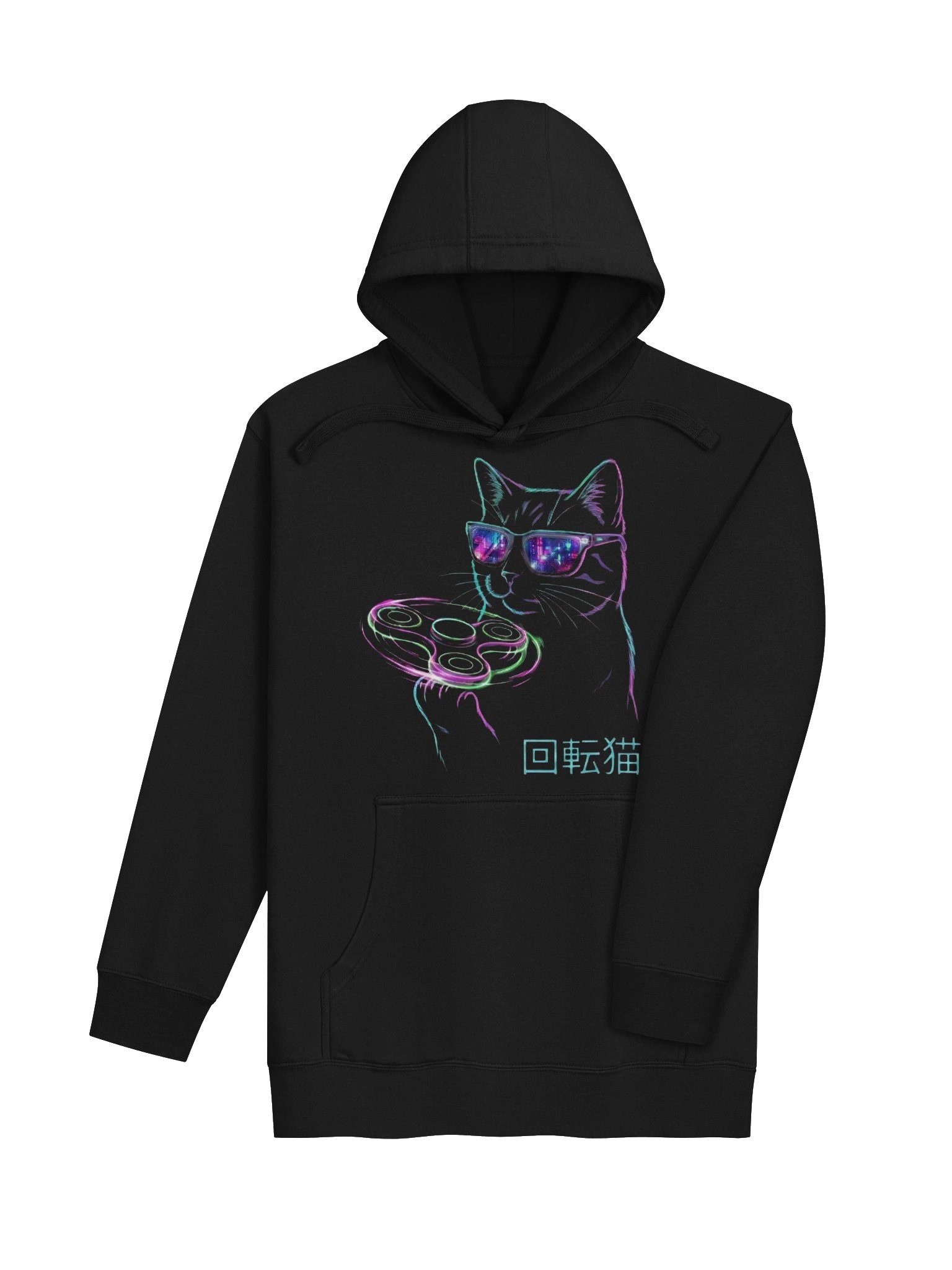"Kaiten Neko" Signature Neon Hoodie product image (4)