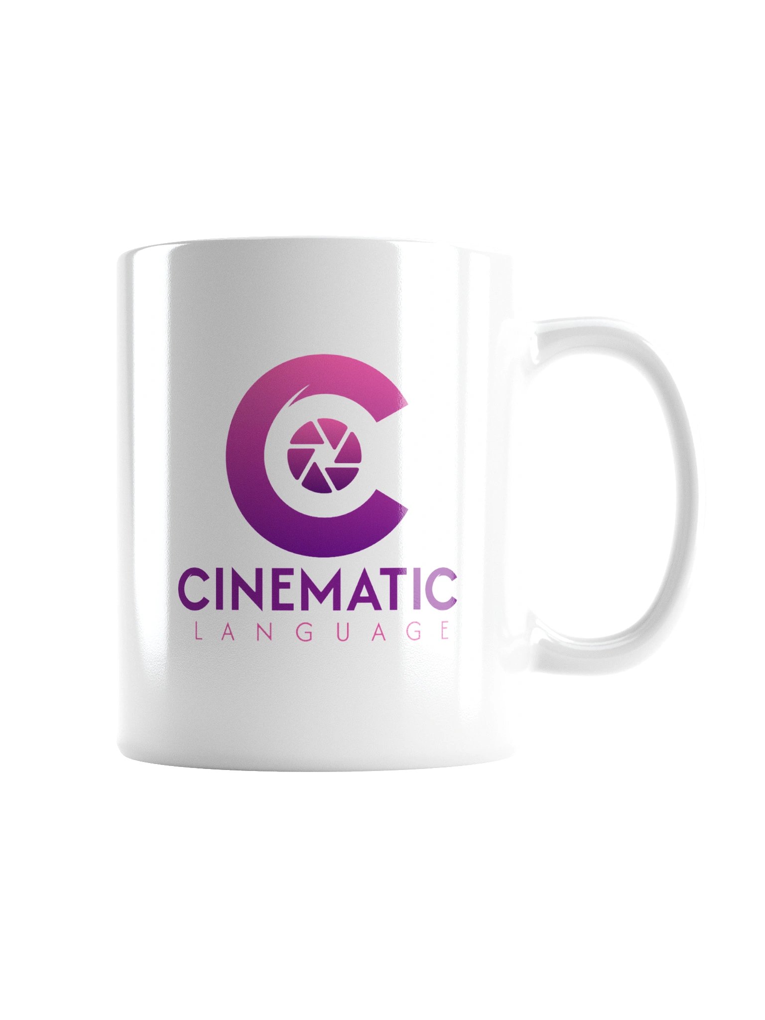 Cinematic Language White Glossy Mug product image (1)