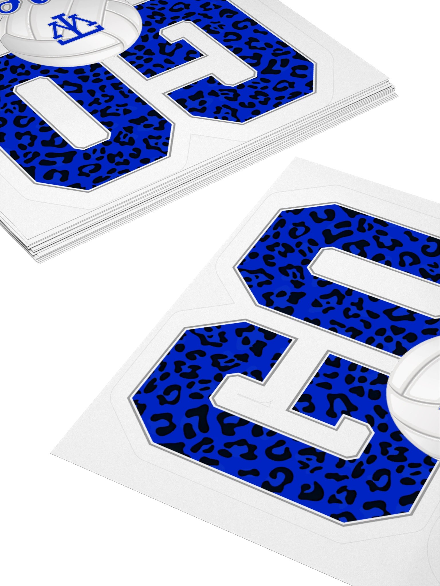 TW Pioneers Volleyball Leopard Sticker product image (11)