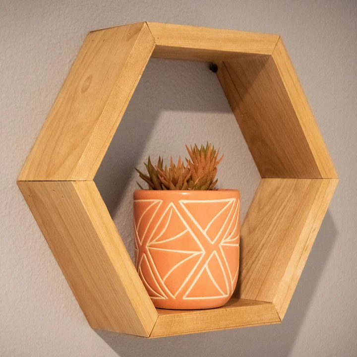 Hexagon Shelf Plans (PDF) product image (1)