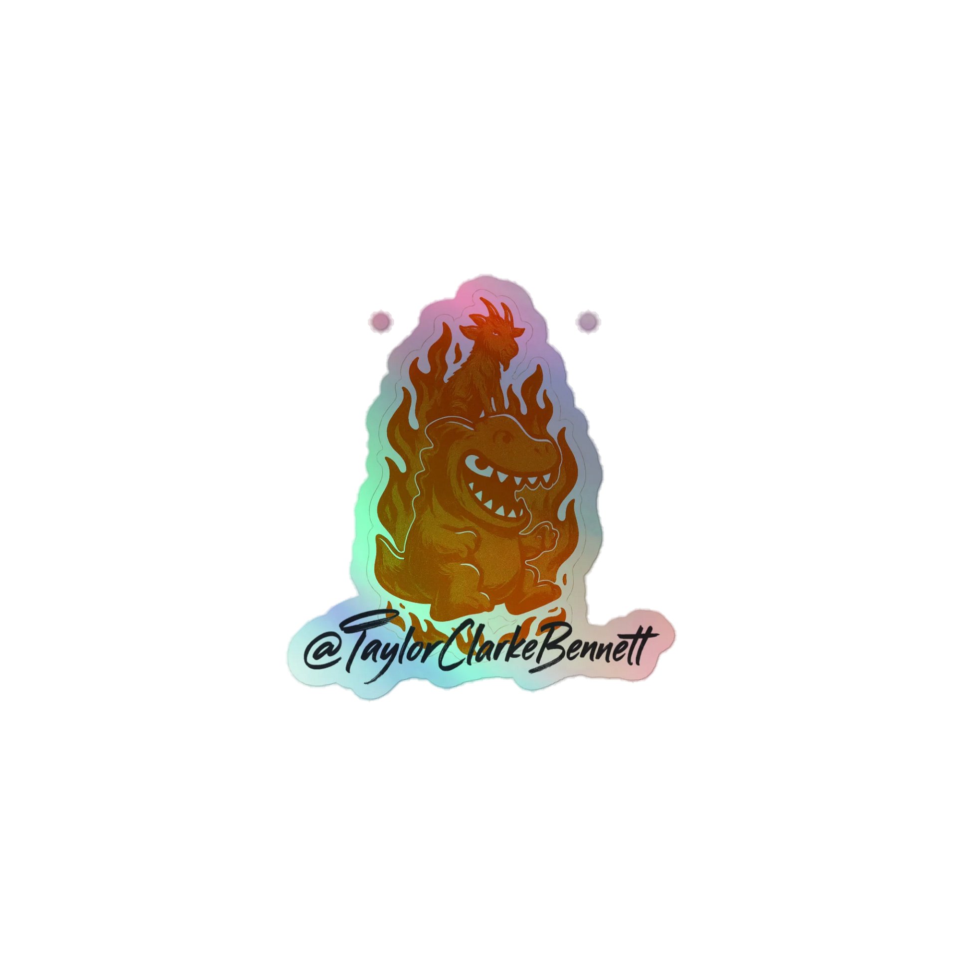 Fire Diny Holo Sticker product image (1)