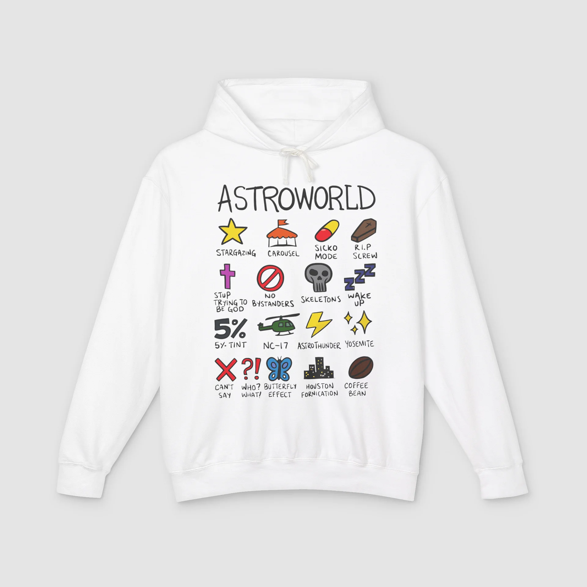 Travis Scott Astroworld Notebook Hoodie product image (1)