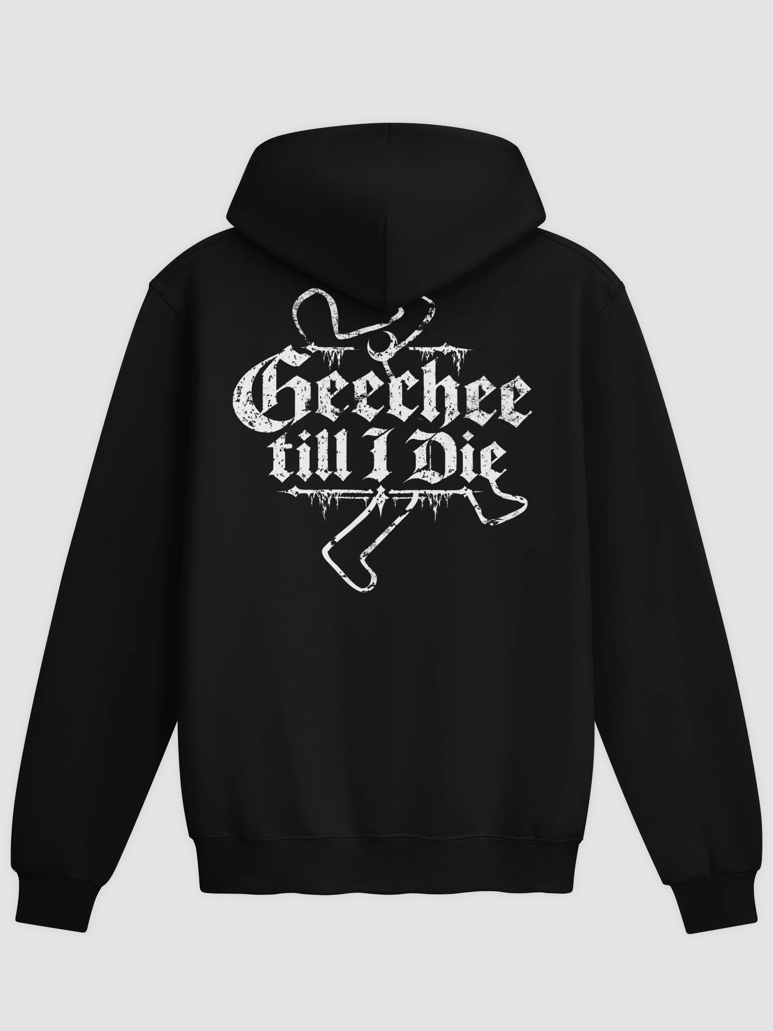 Geechee Not For Sale Minimal Black Champion Hoodie product image (1)