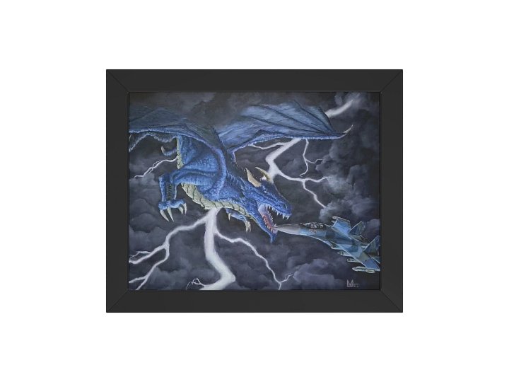 Dragon's Wrath - Framed Premium Matte Print product image (1)