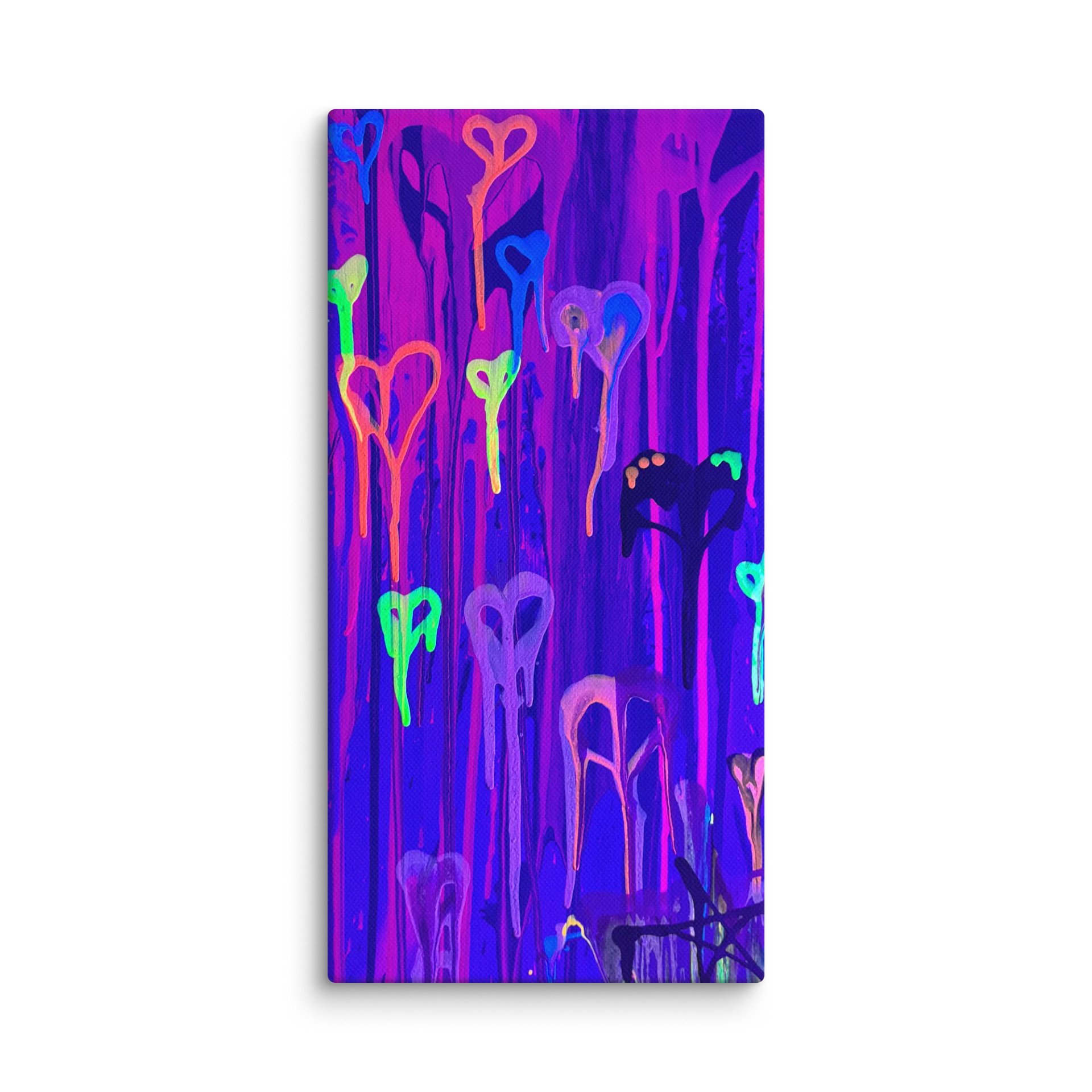 Dripping Hearts Gallery Canvas UV Print product image (3)
