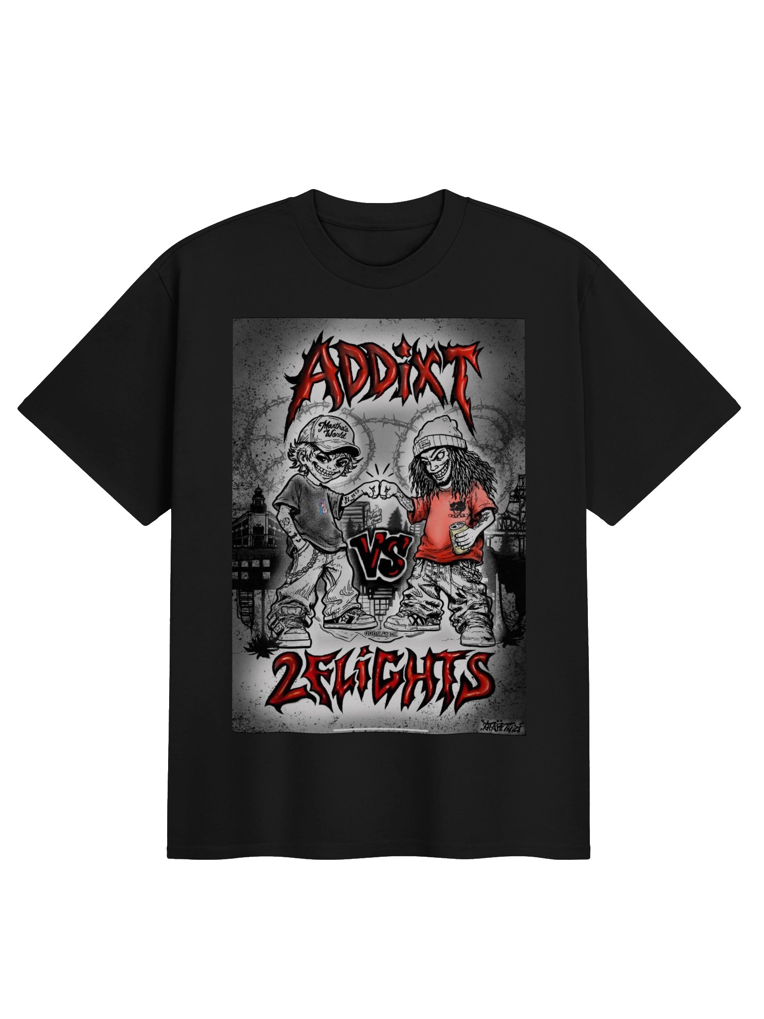 ADDIXT VS 2FLIGHT$ TEE product image (1)