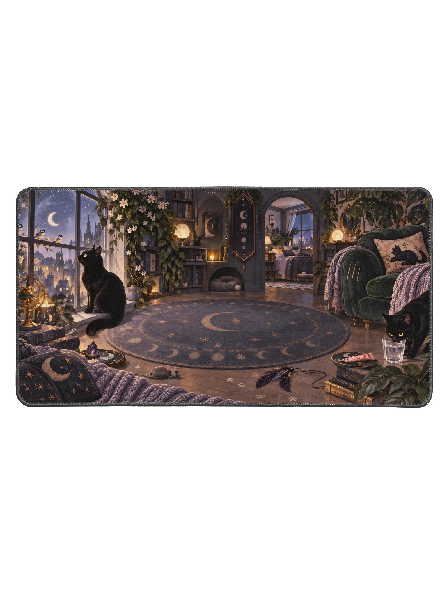 A Cat’s Little Rituals Desk Mat product image (1)