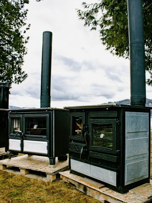 Guliver Wood Burning Cook Stove by Guca Soapstone with Warming Oven Left Hand Flue product image (7)