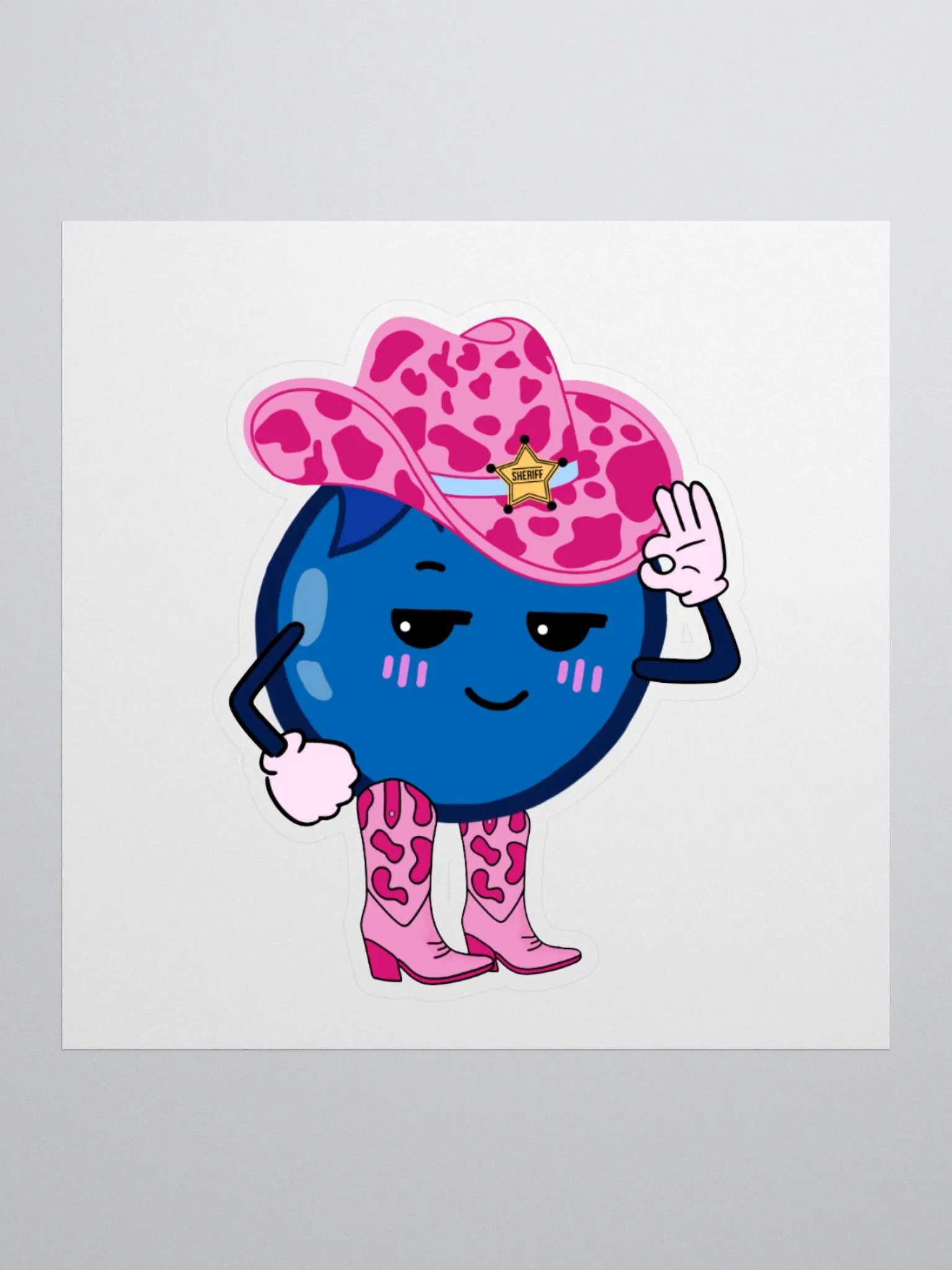 Yeehaw Berry Sticker product image (1)