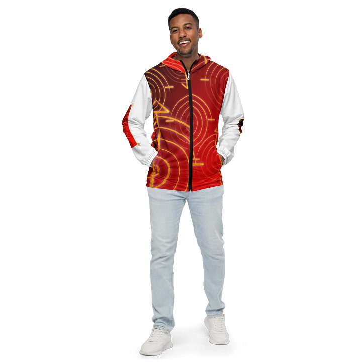 Fire Element Glowing Maze All-Over Print Windbreaker product image (1)