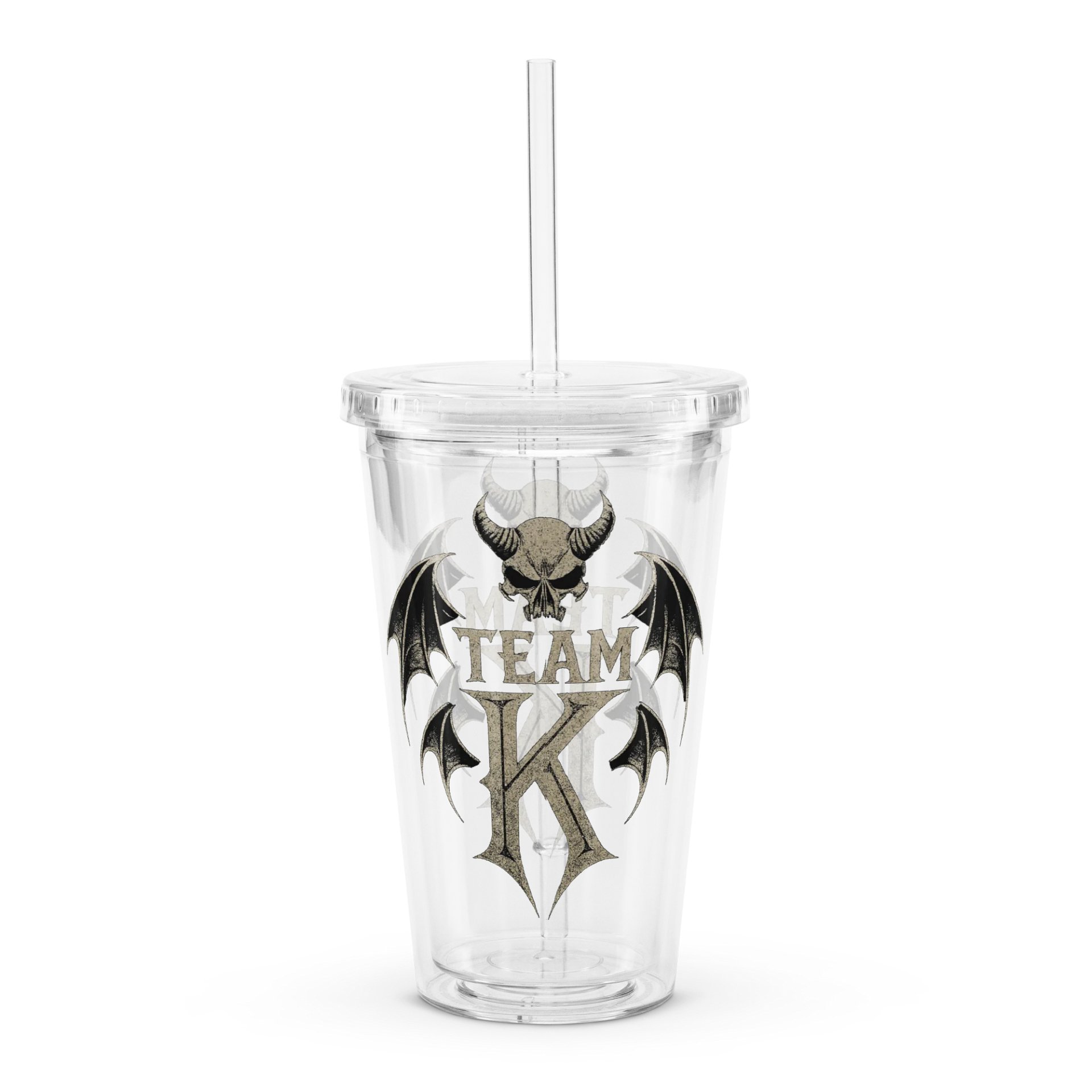 Team K V-3 Clear Plastic Tumbler product image (2)