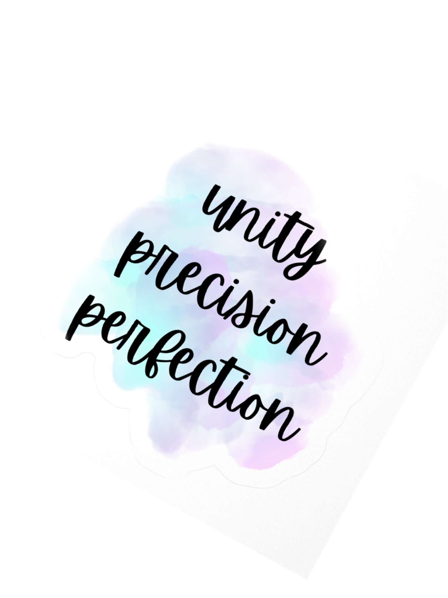 Unity Precision Perfection Sticker product image (5)