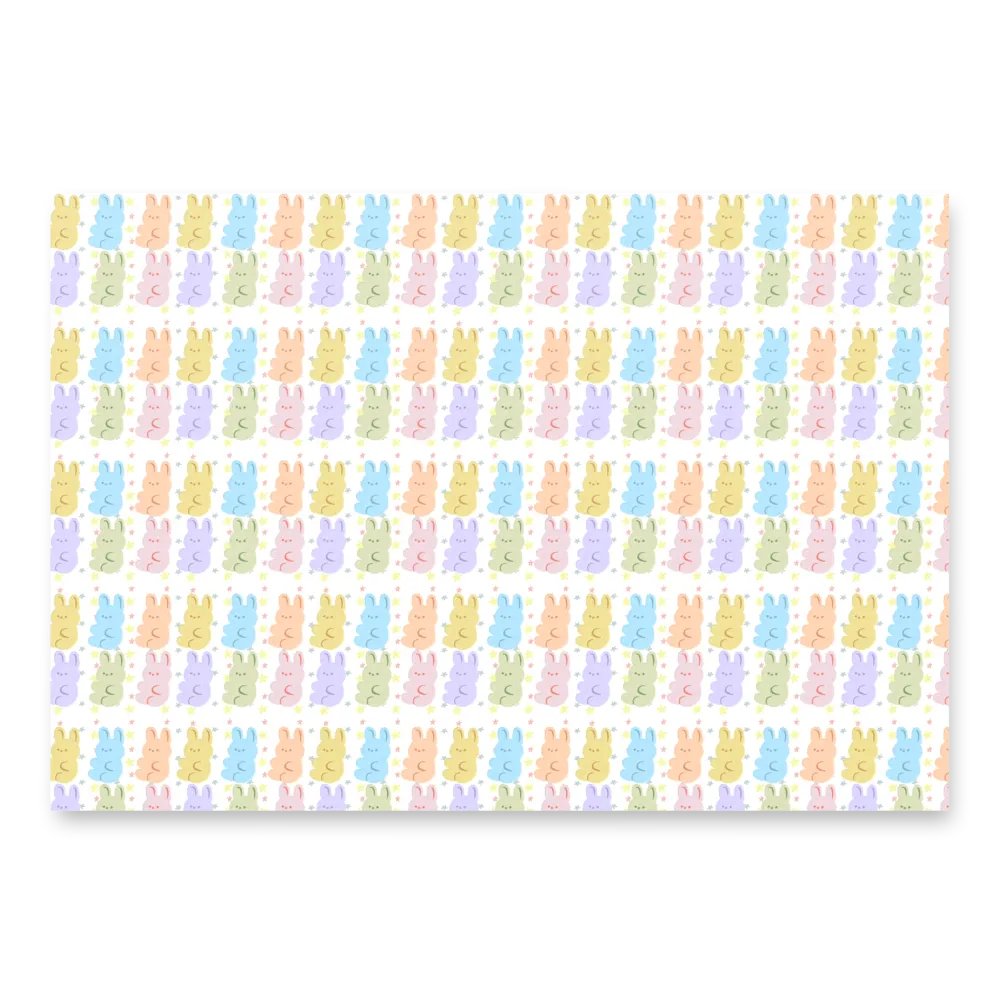 Pastel Bunny Gift Wrap Set (Set of 3) product image (2)